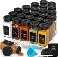 GewüRzgläSer Mit Streueinsatz - 24X 120Ml + 240 Etiketten - Luftdicht | Wasserfe