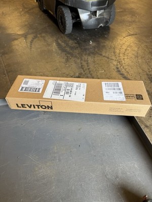 Leviton 49256-D48 Angled Quickport High-Density Patch Panel 48 Port 1RU Black