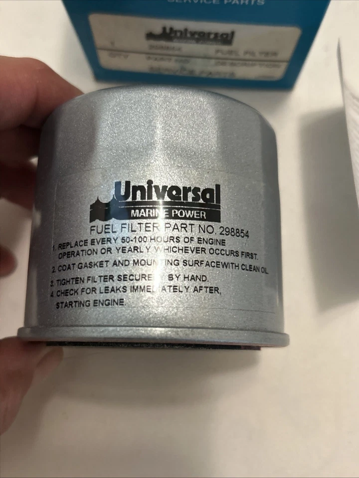 Filtro de combustible Universal Marine Power 298854 repuesto - nuevo Foto 4 de 4