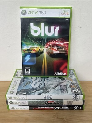 Xbox 360 Racing Game Lot: Blur, SSX, Burnout Paradise, Need for Speed Limited Ed
