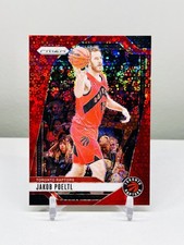 Jakob Poeltl /100 2024-25 Panini Prizm - #198 Red Fast Break Prizm
