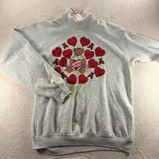 Fruit of the Loom Sweatshirt Women XXL Gray Vintage 1991 Grandmas Loveables
