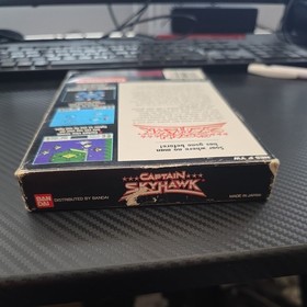 Captain Skyhawk Game Nintendo NES 1991 Complete Working Rare Good Condition