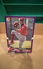 2018 Bowman Draft - Hunter Greene #BD-58 Purple 233/250 (RC) SP