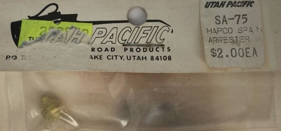 #ad Utah Pacific Model RR Product SA 75 HO Scale Hapco Spark Arrester $10.19