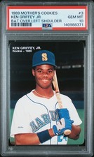 1989 MOTHER'S COOKIES KEN GRIFFEY JR. #3 KEN GRIFFEY JR. PSA 10