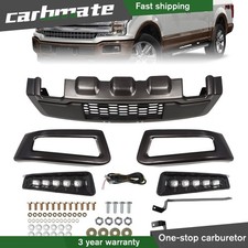 Steel Black Front Bumper Assembly w/LED Raptor Style For Ford F150 2018-2020
