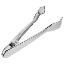 Reusable Stainless Steel Ice Clip Ice Clamp for Home Bars Restaurants Silver
