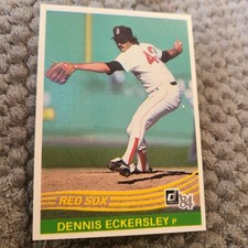 Dennis Eckersley 1984 Donruss  Card #639 Boston Red Sox HOF 
