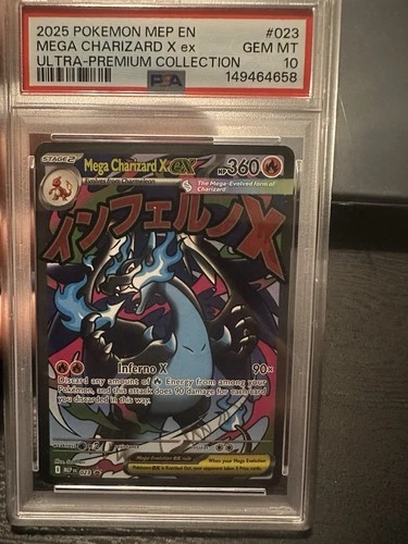 Mega Charizard X ex Pokemon MEP EN Ultra-Premium Collection PSA 10 GEM MINT