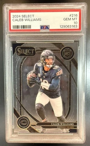 2024 Panini Select Football Caleb Williams #216 Club Level PSA 10