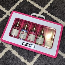 ALL NEW 5 Piece Milk Bar SUITCASE Travel Mists 2.5 oz Gift Set Bath  Body Works