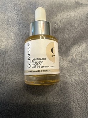 GEMELLE Lymphatic Gua Sha Face Oil Rosehip & Centella Asiatica 0.5 Fl oz