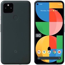 Google Pixel 5 5G 128GB Mostly Black (Fully Unlocked) Smartphone