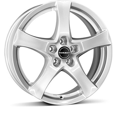 Borbet F 6,5x16 ET45 brilliant silver Alufelge