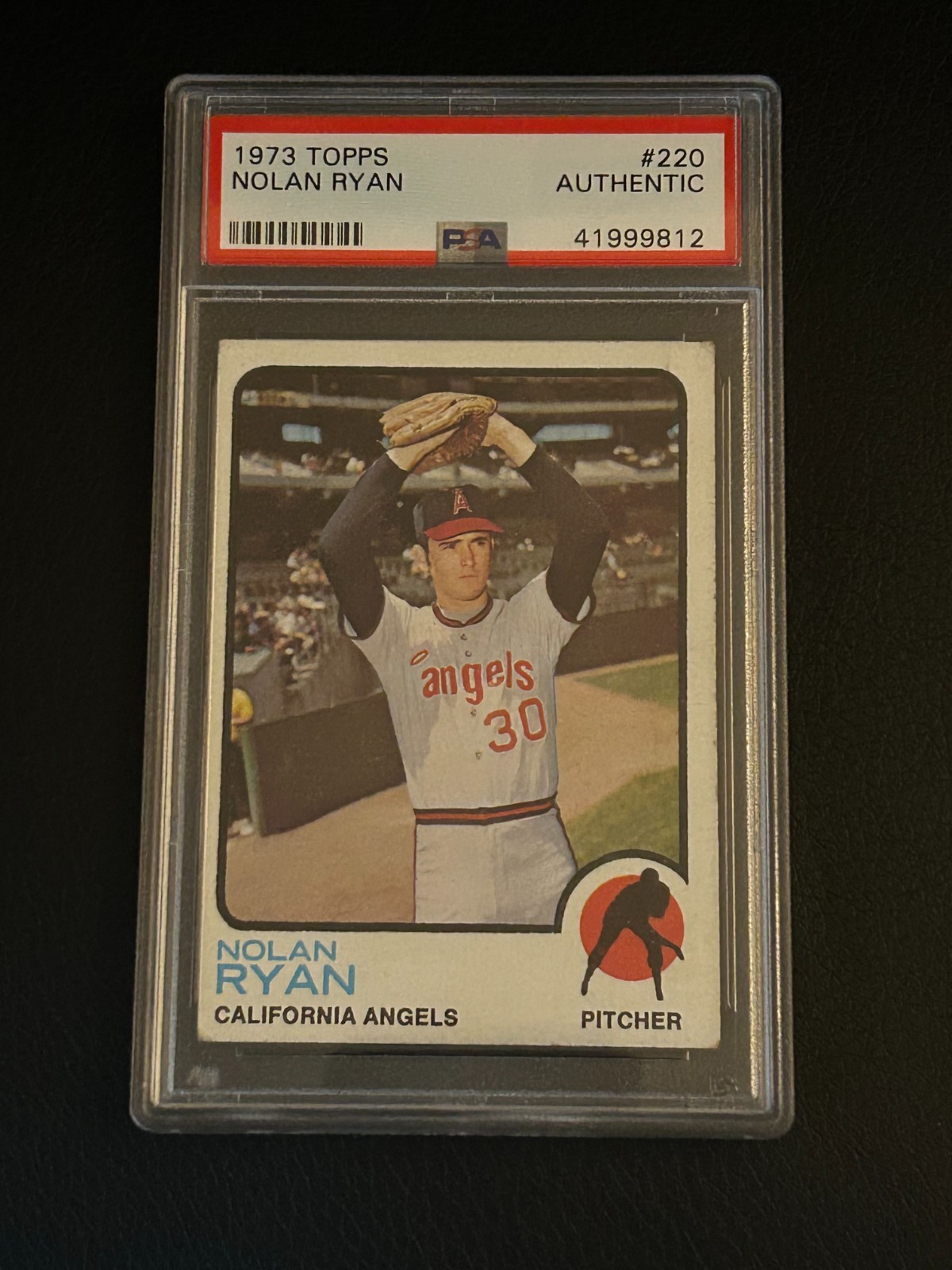 1973 Topps Baseball #220 Nolan Ryan PSA AUTHENTIC