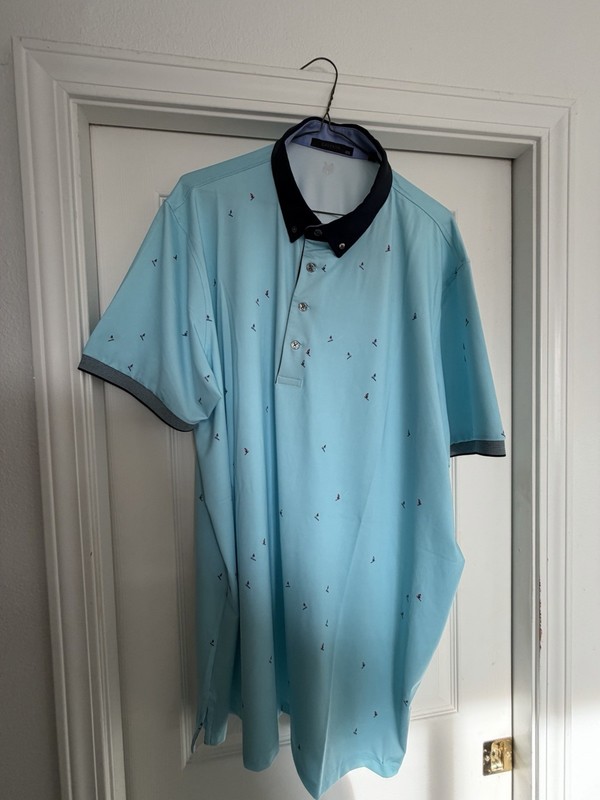 Greyson - First Tracks Short Sleeve Golf Polo Shirt Sz XXL NWT