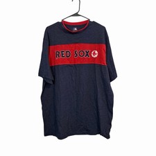 NWT Red Sox Men s T Shirt Sz XL Unisex Blue Red MLB Baseball Boston