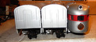 American Flyer Pretty Rare 5 digit, 3 Car Red Stripe Pullman Set Close To New — photo 10