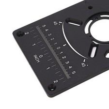 Piastra tavolo router alluminio fori regolabili per lavorazione legno facile da usare