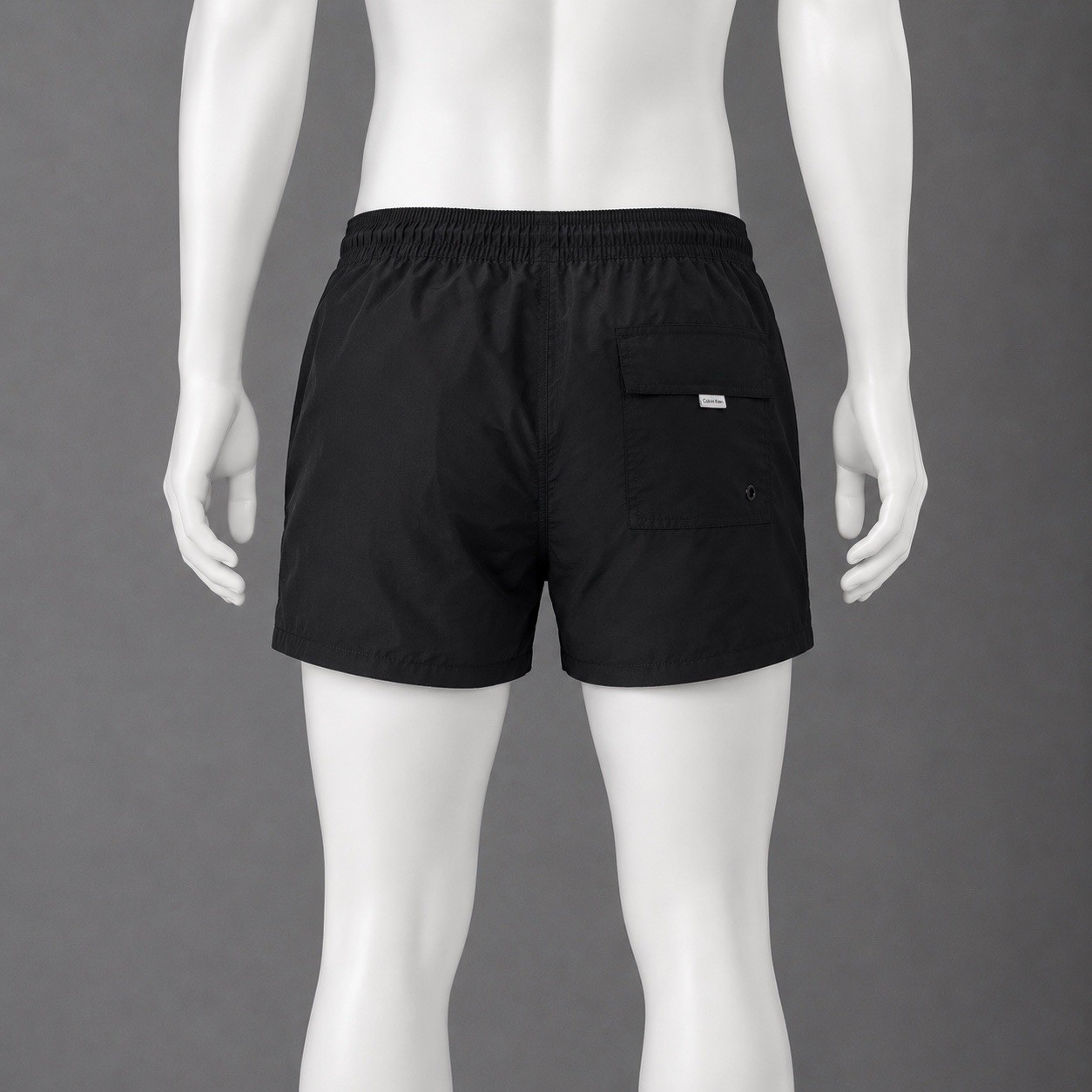 Calvin Klein Men's XXL Black Swim Trunks with Big Logo & Pockets image 2