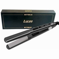 Lizze Extreme Flat Iron Hair Straightener Black Color Professional Styling Tool