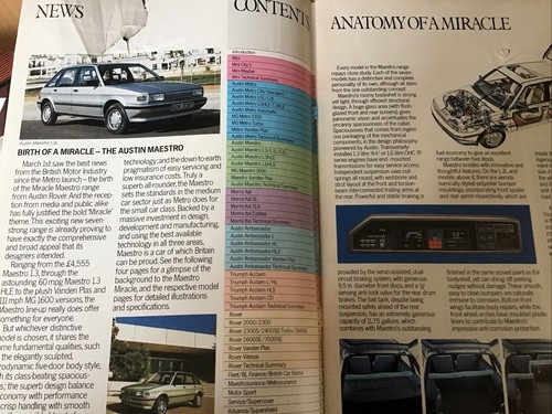 Austin Rover range brochure Apr-May 1983 Ref 3535/G - Picture 3 of 5