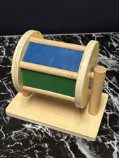 Adena Montessori Full-Size Spinning Drum Montessori Toys for Infant 6 - 12 Month