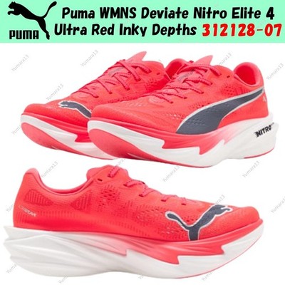 Puma WMNS Deviate Nitro Elite 4 Ultra Red Inky Depths 312128-07 Damen Gr.