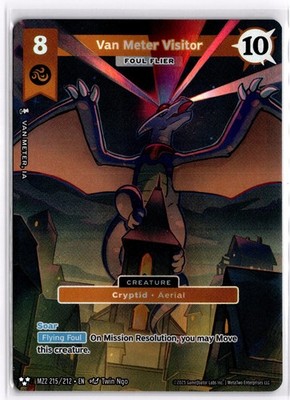 Metazoo TCG Van Meter Visitor MZ2 215/212 Torrential Tides Alternate Art
