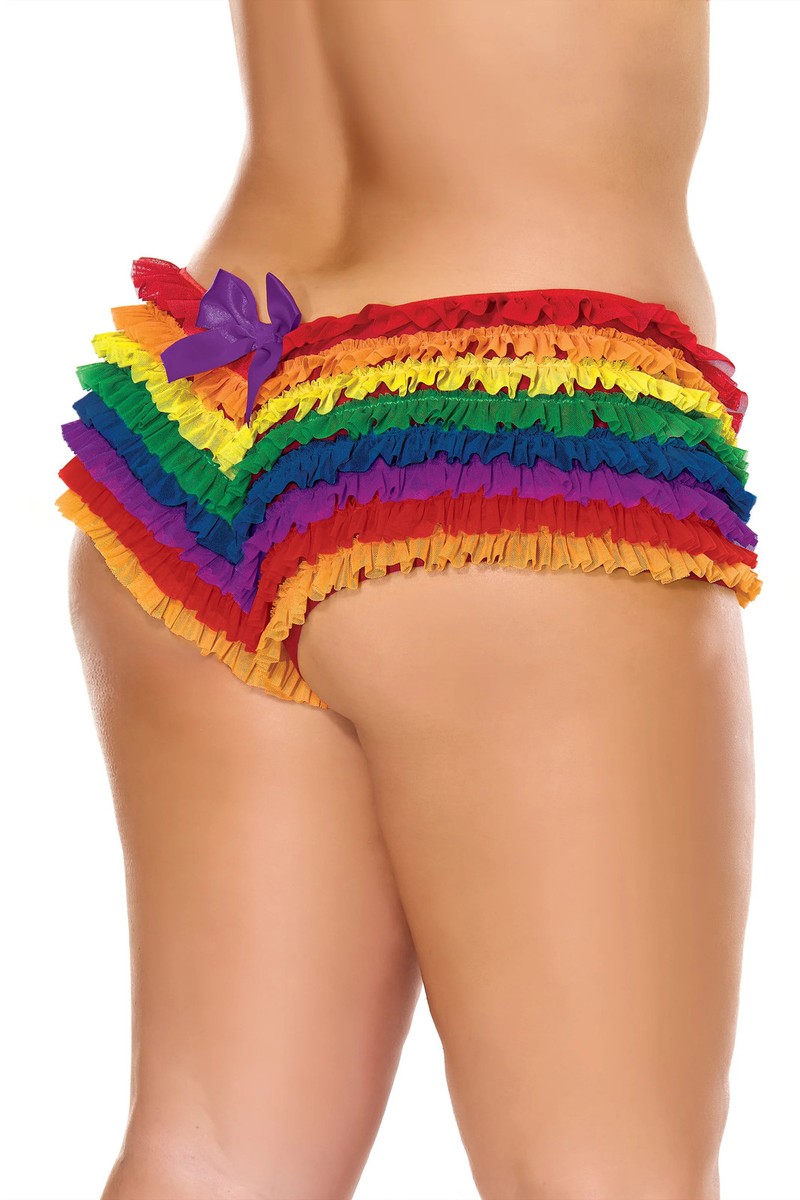 Coquette - 114 - Booty Shorts - RAINBOW View 5
