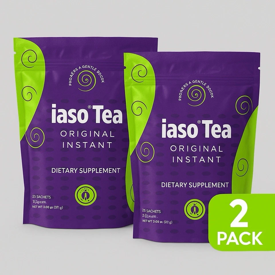 x2 Té Laso Original INSTANTÁNEO Suplemento Dietético Total de 50 Sobres Foto 2 de 3