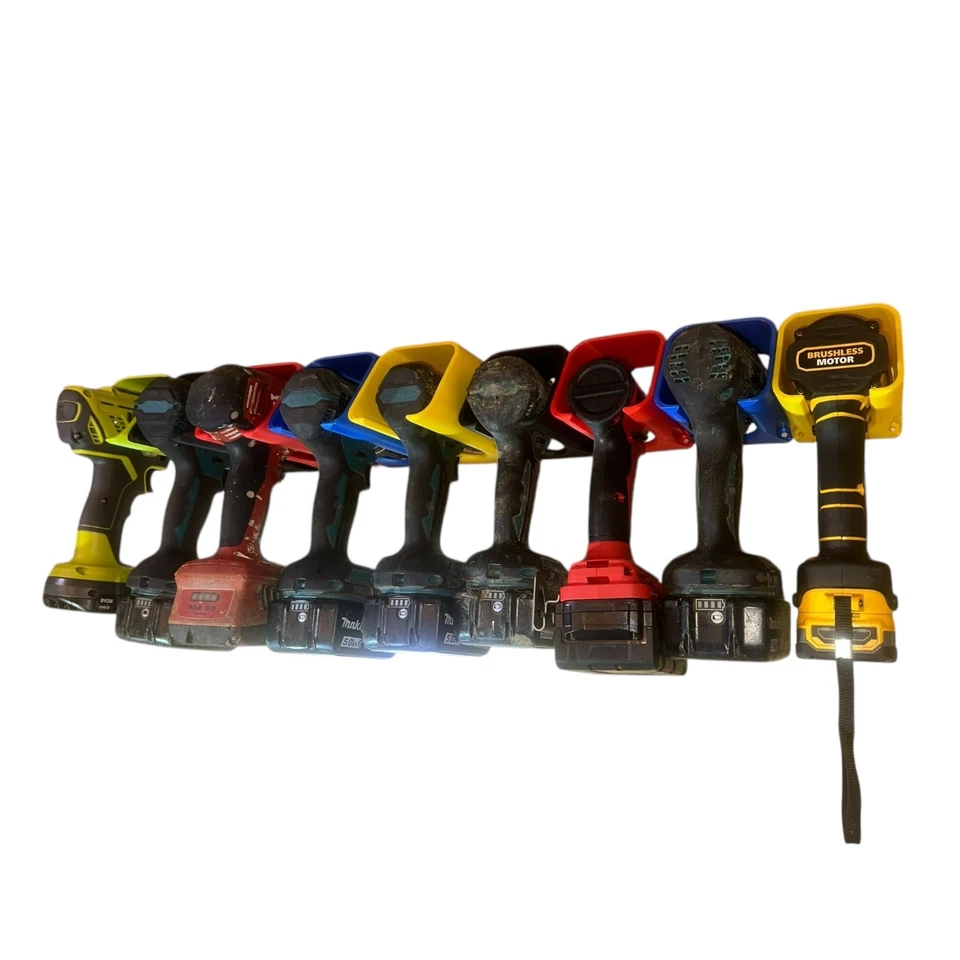 Universal Drill Impact Driver Wall Mount - Holder Modular Tool Organiser UK - Image 3 of 4