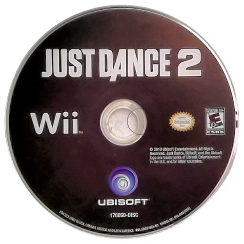 Just Dance 2 Nintendo Wii (Disc Only)