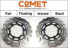 BMW R 1100 R 1995-2001 [Pair of Front Comet WF-Series Black Brake Discs]