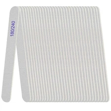 24-Pack Nail Files, 180/240 Grit Emery Boards Double-Sided for Manicure/Pedicure
