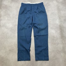 Dickies Carpenter Trousers Mens 34" Workwear Straight Fit Work Pants, Navy