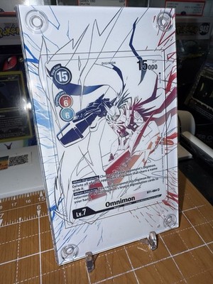 Omnimon BT1-084 SR Alt Art Double Diamond Digimon Extended Art