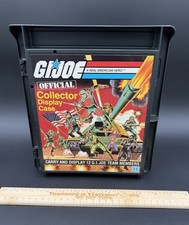 Vintage 1982 Hasbro GI Joe Official Figure Collector Display Case Nice Complete