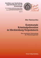 Elke Hannuschka | Kommunale KriminalpräVention In Mecklenburg-Vorpommern | Buch