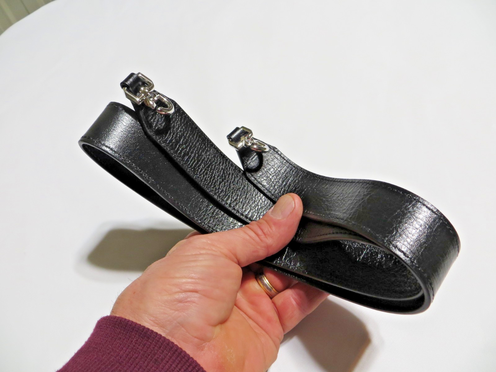 GIVENCHY  38"  BLACK  REPLACEMENT SHOULDER  STRAP… - image 3