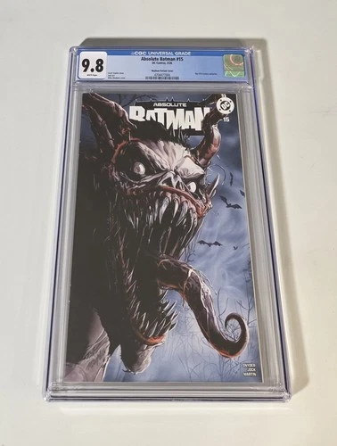 Absolute Batman #15 CGC 9.8 Graded Mike Mayhew Limited Edition Variant Cover