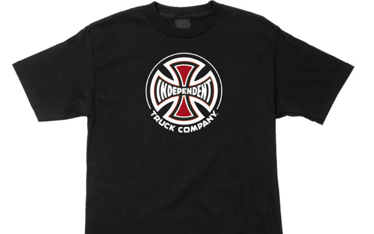 Independent Truck Co. Men's Iron Cross Circle Logo Medium Shirt - FREE SHIPPING!