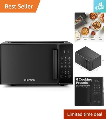 Compact 0.9 Cu. Ft. Countertop Microwave Oven with 900 Watts & 10 Power Levels