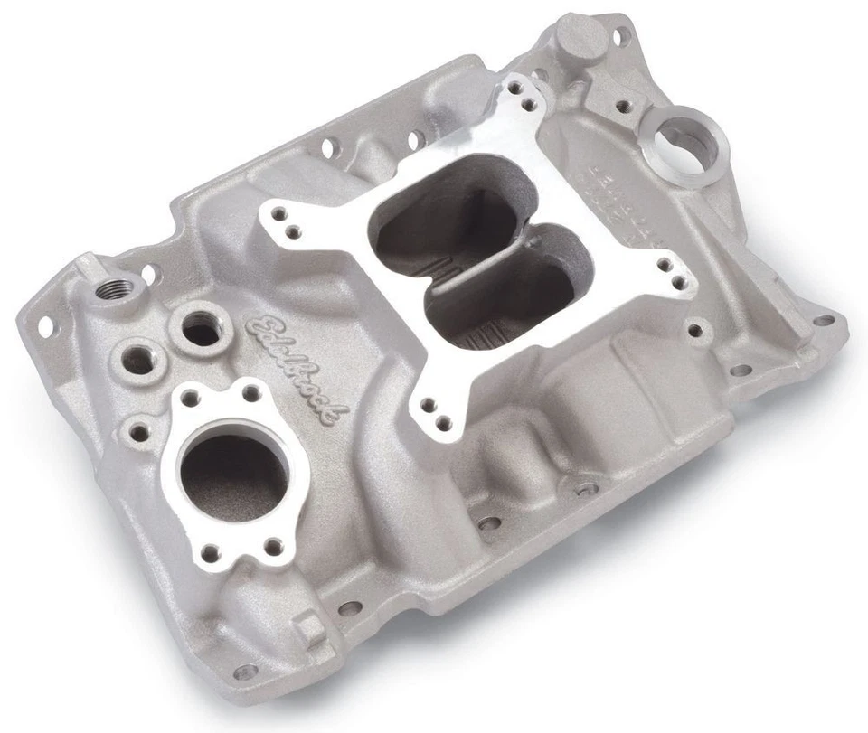 Edelbrock EDE2111 Dual Plane Aluminum Intake Manifold fits GM V6 Performance Par - Image 4 of 4