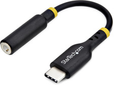 5In 12.7Cm USB-C to 3.5Mm TRRS Headphone/Headset Jack Audio Adapter, 32-Bit DA