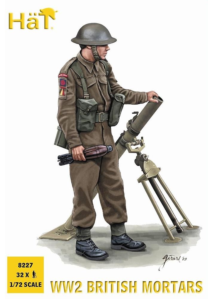 HäT 8227 - 1/72 - WWII British Mortar Crew