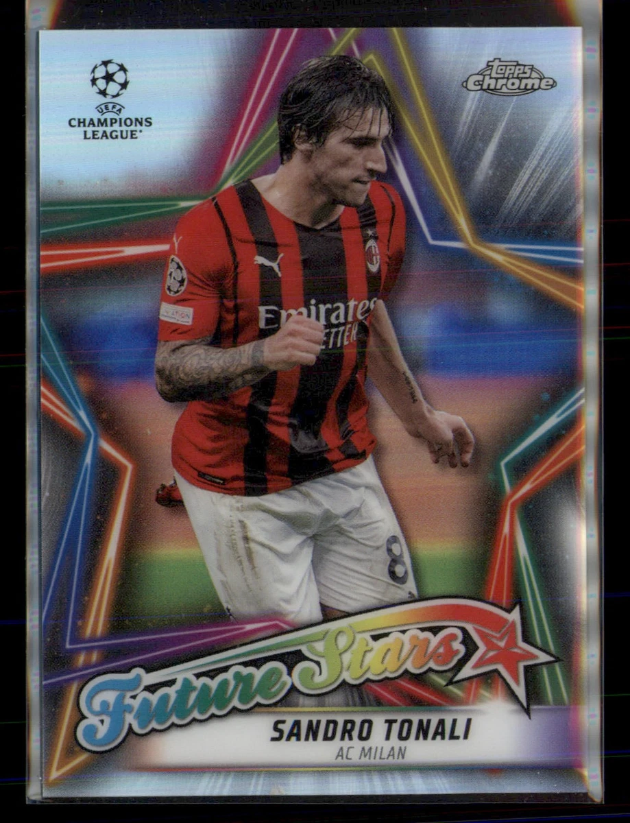 Topps Chrome UCL Sandro Tonali #FS-15 Trading Card 2021-22 for