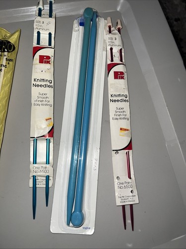 LOT of Knitting Needles Clover Bamboo Circular Bates Hero 25+ Pair New In Pack - Picture 6 of 8