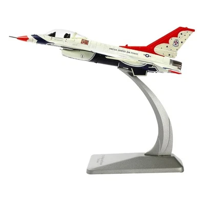 Detailed 1:100 USAF Thunderbirds F-16 Alloy Model 15.5cm Collection Display - Image 1 of 4